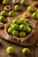 Healthy Organic Green Figs