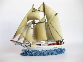 Miniatura de barco.