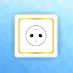 White Socket Icon