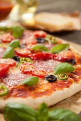 Delicious home made pizza