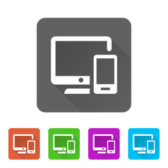 App Icon Long Shadow - 5 Colors