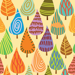 Seamless pattern with leafs, abstract leaf texture, endless back