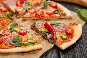 Delicious home made pizza