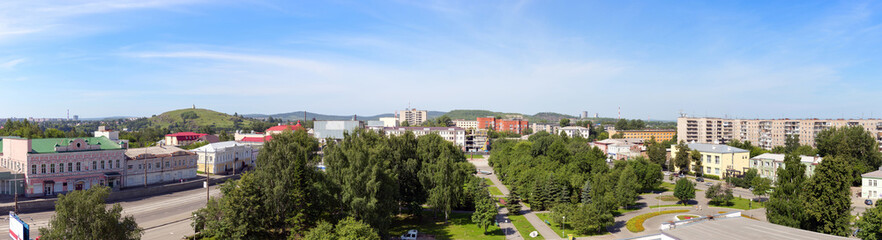Fototapeta na wymiar Panorama of the Nizhny Tagil