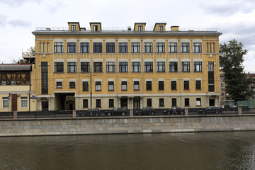 Office building on Sadovnicheskaya embankment, 71/80 after reconstruction. Moscow, Russia