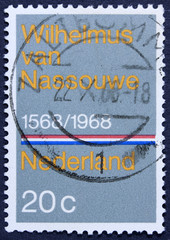 NETHERLANDS - CIRCA 1968: A stamp printed in the Netherlands issued for the 400th anniversary of...
