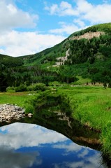 Alpine lake in Colorado