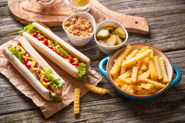 Hot dogs