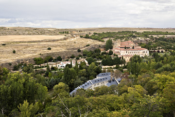 Fototapeta na wymiar Segovia Monastery of Saint Mary of Parral