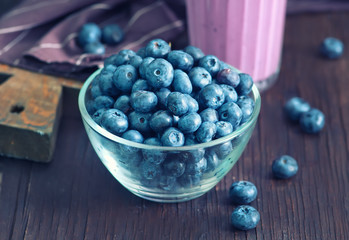 yogurt with blueberry