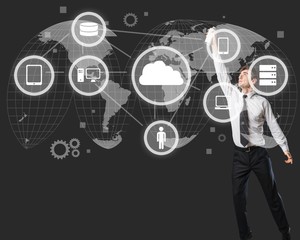 Business, artistic, man.