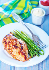 chicken with asparagus