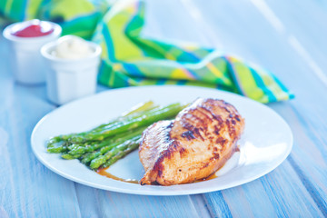 chicken with asparagus