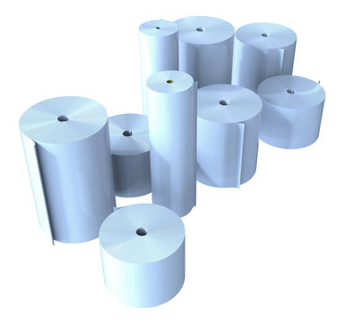 Rolls of paper