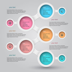 Metaball infographics 6