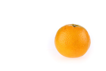 orange fruit tropical isolated on white background