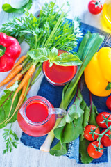 fresh vegetable juice