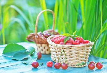 fresh raspberry