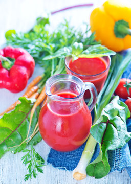 fresh vegetable juice