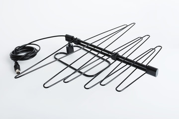 TV antenna on a white background.