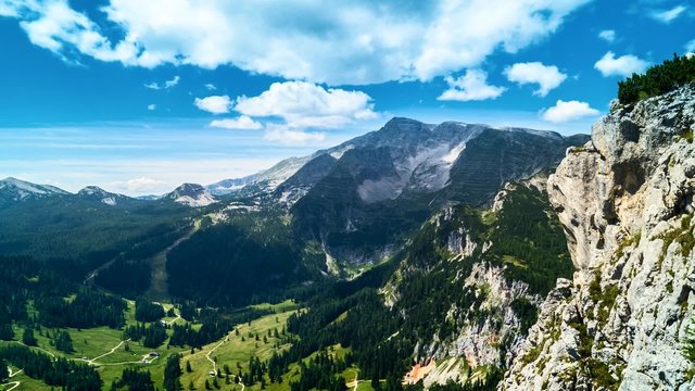 Zeitraffer Timelapse Gebirge Berg in &Ouml;sterreich