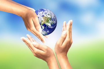 We love the world of ideas,Human Global Defense.Elements of this image furnished by NASA.