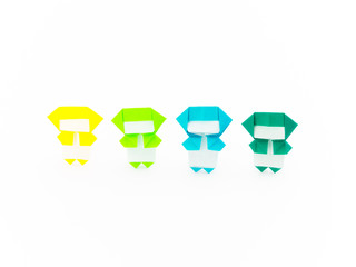 Colorful Origami Ninja