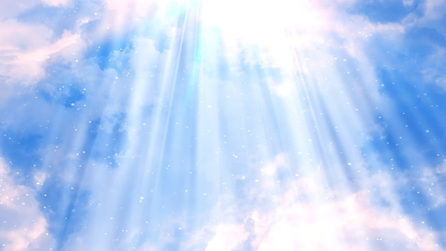 Heavenly Rays Clouds 2 Loopable Background,

A Full HD, 1920x1080 Pixels, seamlessly looped animation,

High Quality Quicktime Loopable animation works with all Editing Programs
