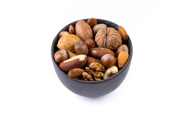 Nuts mix in bowl