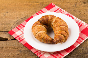 Fresh baked croissants