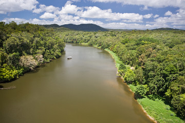 Fototapeta na wymiar River in rainforest