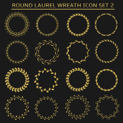 Round wreath set