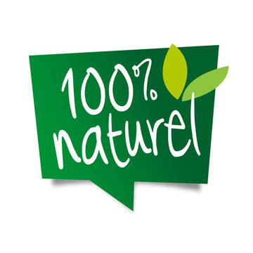 100% naturel / bulle