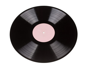 black vinyl record 