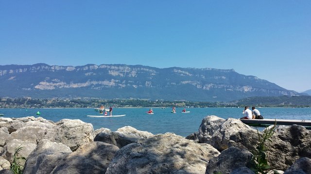 Activit&eacute;s nautiques au lac du Bourget