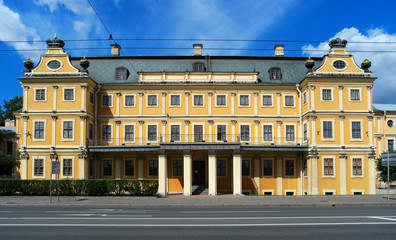 Fototapeta na wymiar St. Petersburg, Menshikov Palace, close up, sunny day