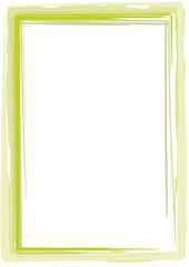 grüner Rahmen Pinsel Strich
