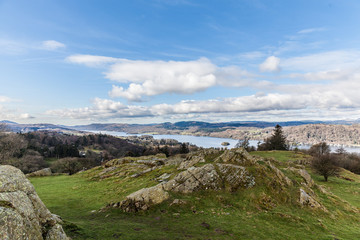 View of the lake district