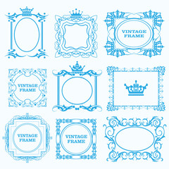 Frame Retro. Picture frame