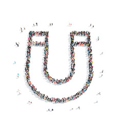 group  people  shape  magnet