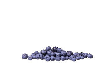 Fresh blueberry isolated on white background