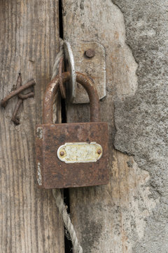 old padlock background