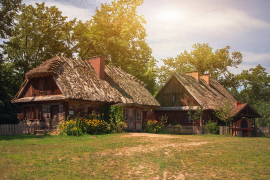 Wiejskie chaty