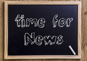 Time for news