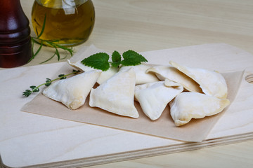 Raw potato dumplings