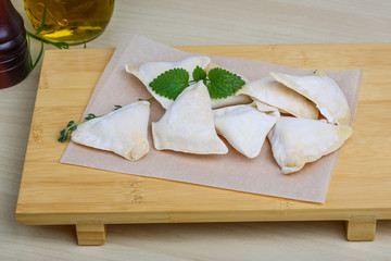 Raw potato dumplings