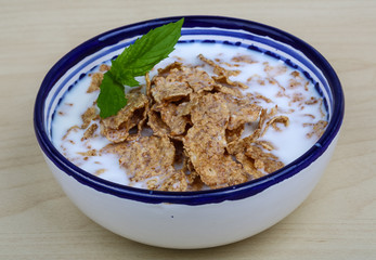 Cornfalkes breakfast