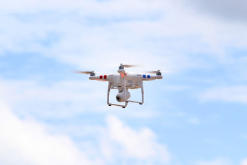 Drone fly on sky