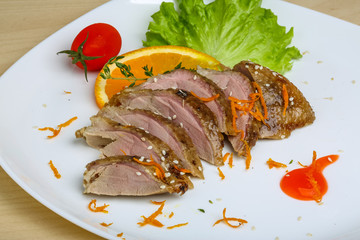 Roasted duck breast