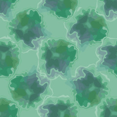 Abstract background in gray-green spots.Seamless.
